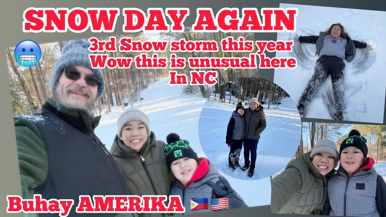 GRABE NAGSNOW NA NAMAN DITO EVERY WEEKEND NALANG NAGSSNOW🥶 #Filamfamilyvlog🇵🇭🇺🇸