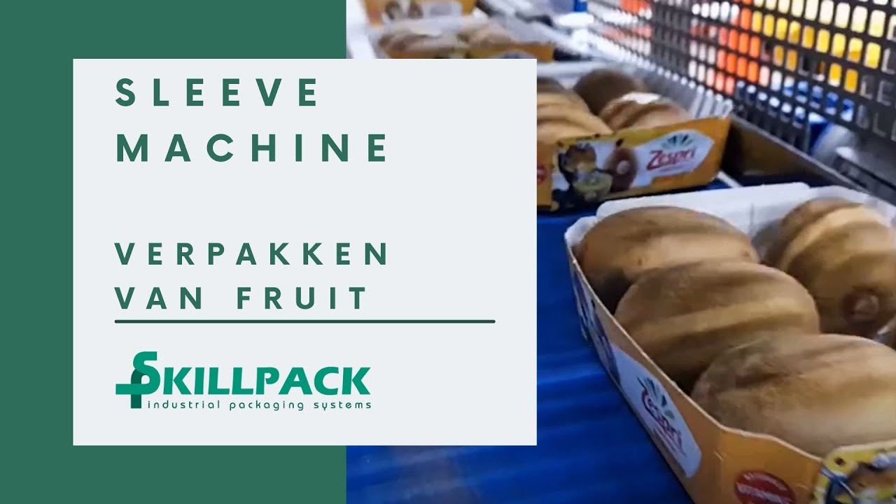 ICE karton sleeve machine voor het verpakken van fruit
