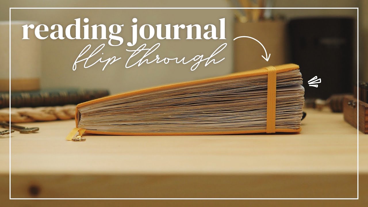 2021 Reading Journal Flip Through (all filled up!) 📚