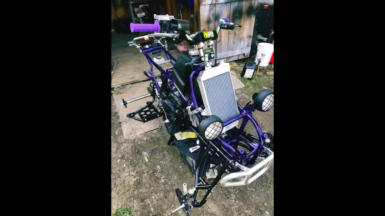 YAMAHA BANSHEE BUILD #banshee350 #banshee #clean #purple #atv #build #rd350
