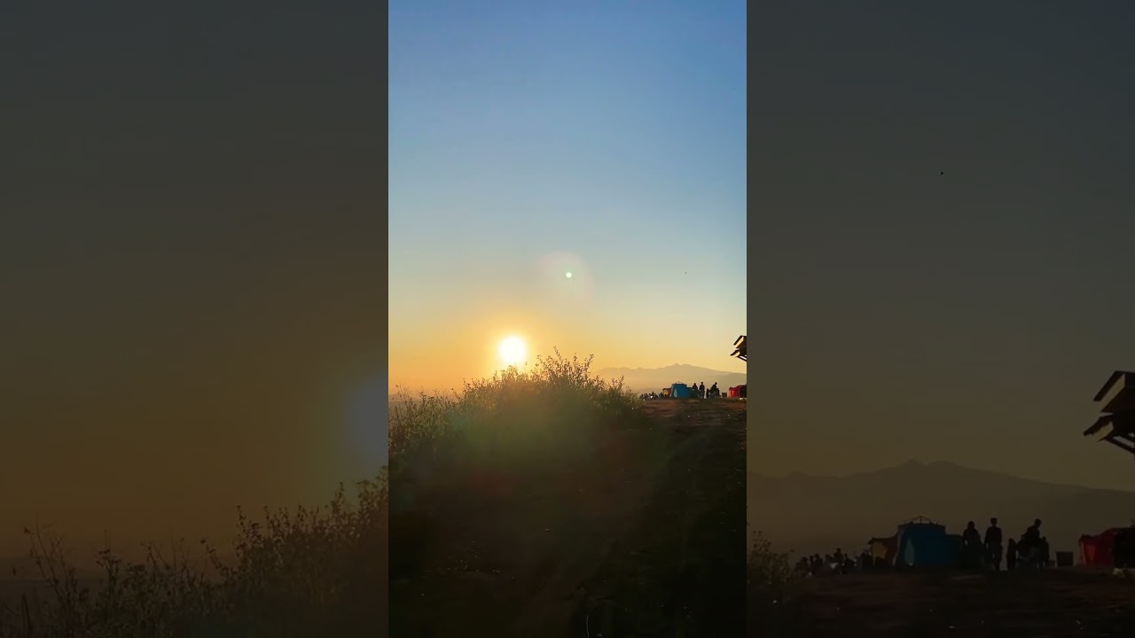 Sumbawa Indah! Golden sunrise di bukit mantar sumbawa #sumbawa #mantar #travel #nature #sunrise