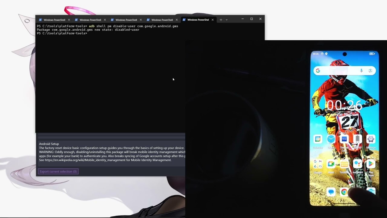 Be r00t, skip TOS! Debug-assisted degoogling of IIIF150 Raptor 5G