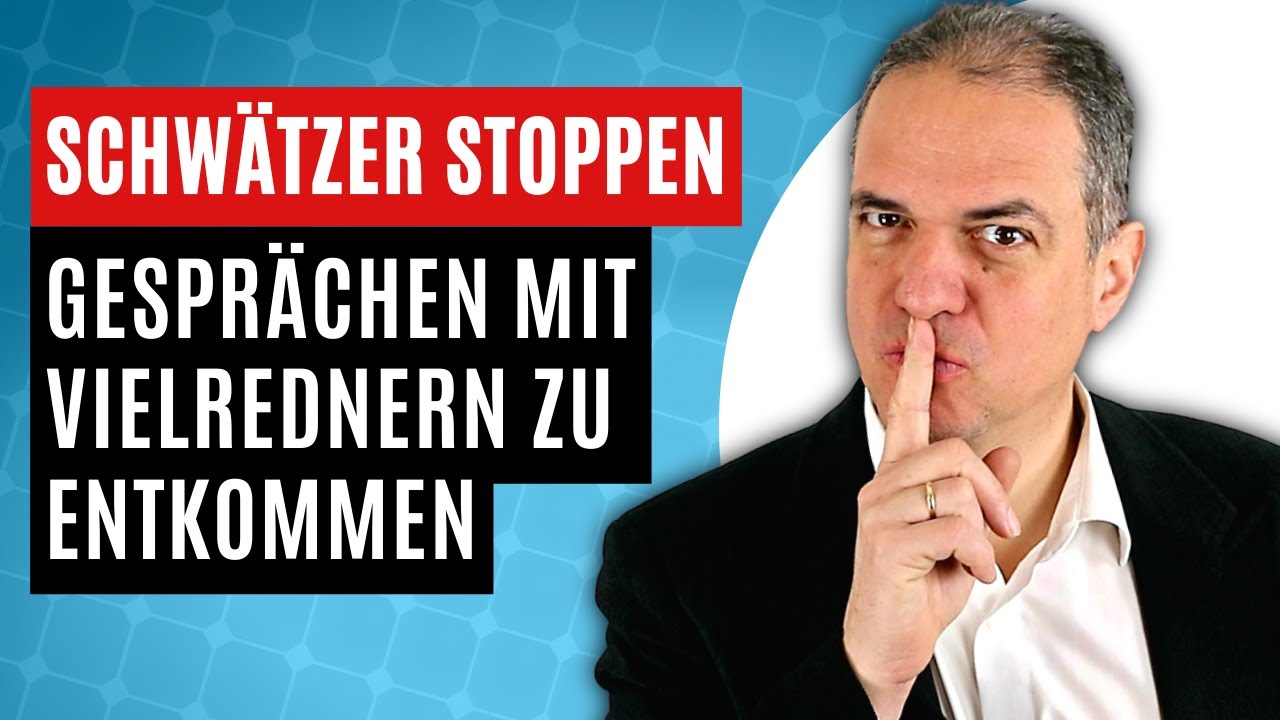 Wie kann ich einem Vielredner entkommen? Wehren Sie sich so!