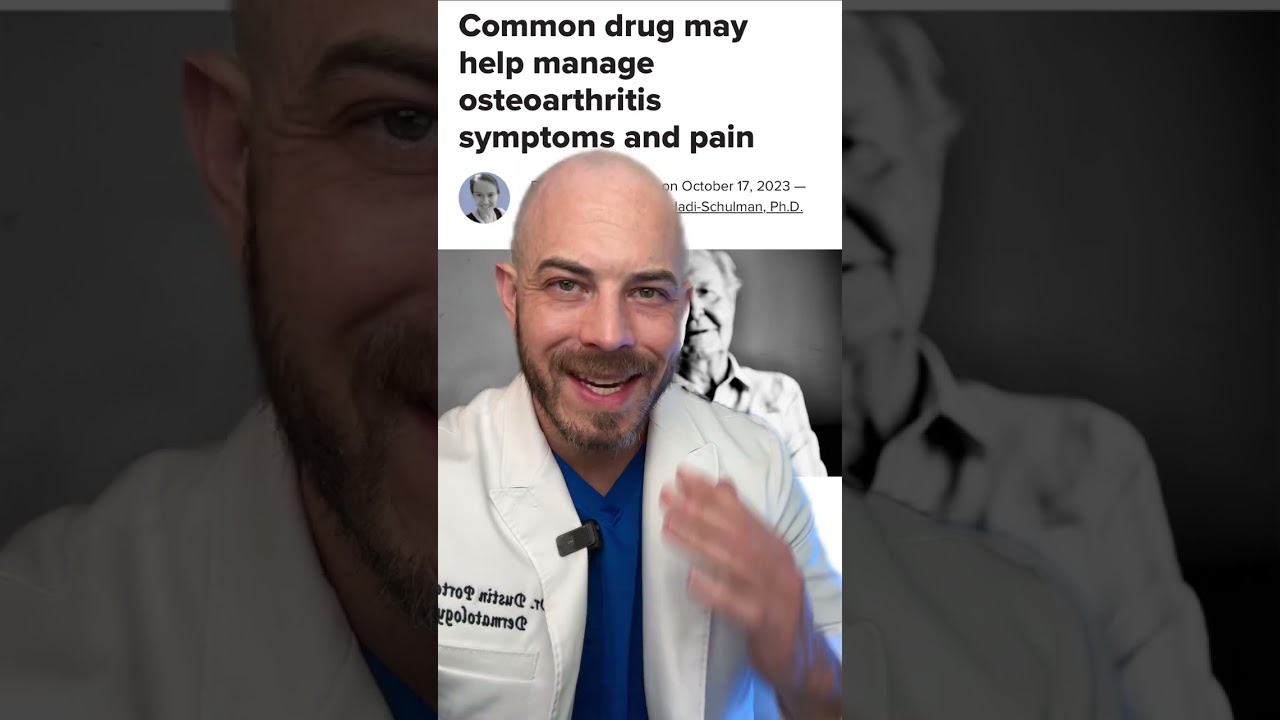 Common drug may be used to treat osteoarthritis, Derm explains! #methotrexate #osteoarthritis