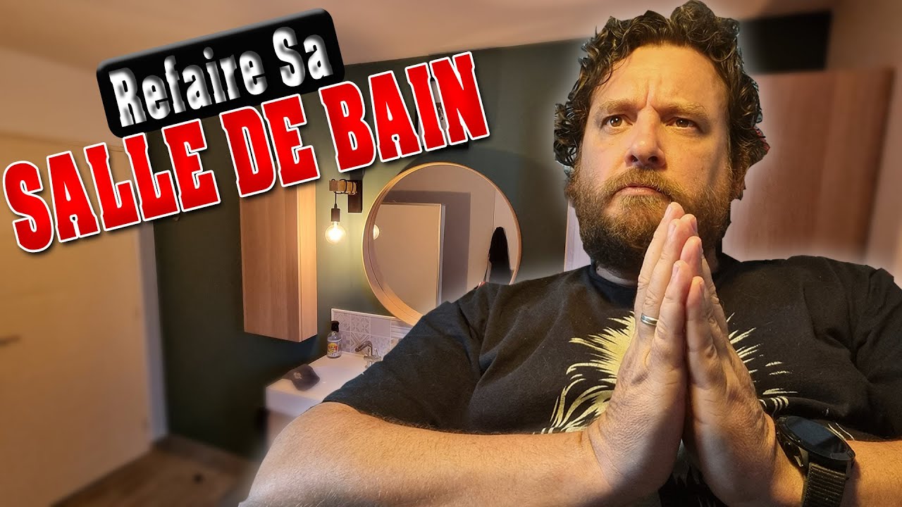 Comment refaire la salle de bain - chantier peinture complet