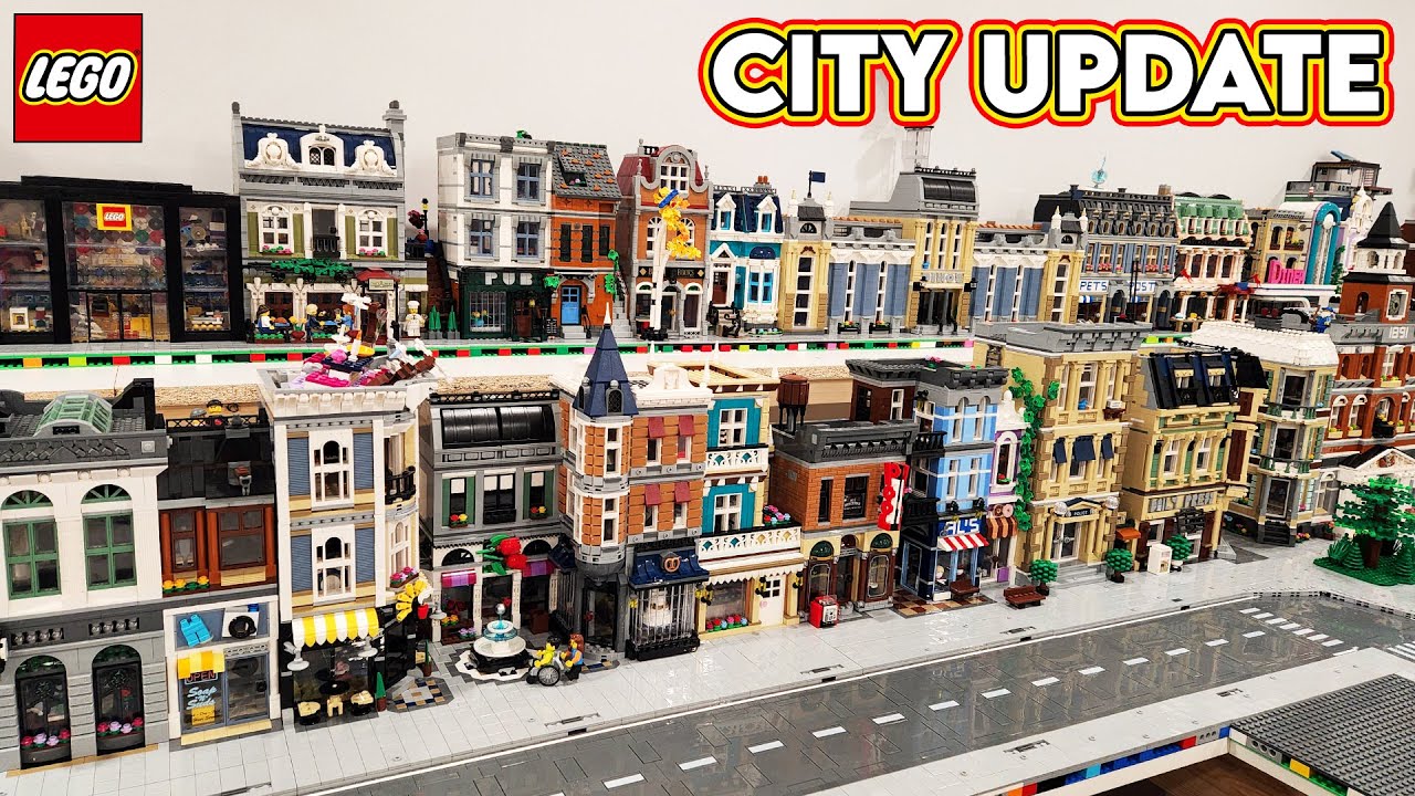 Raising the LEGO City Modular Buildings | Room Rebuild Part 10