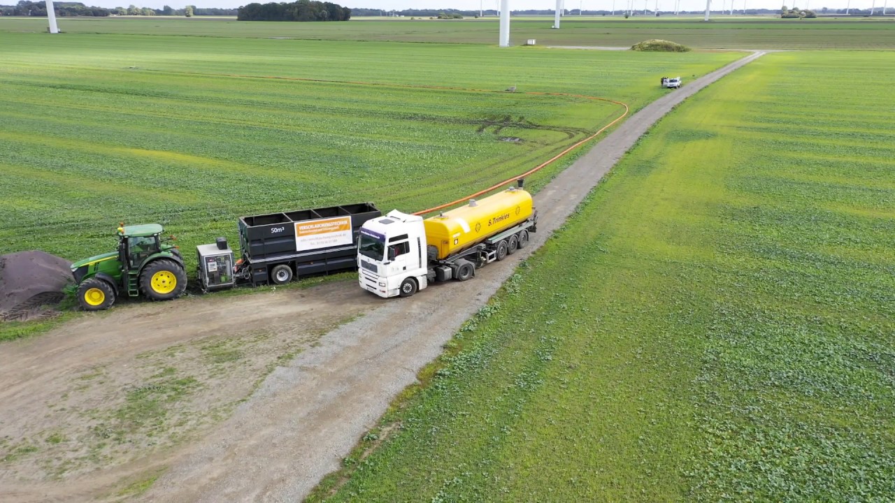 G&uuml;lleverschlauchung in der Zwischenfrucht 2018 VERSCHLAUCHUNGSTECHNIK GMBH