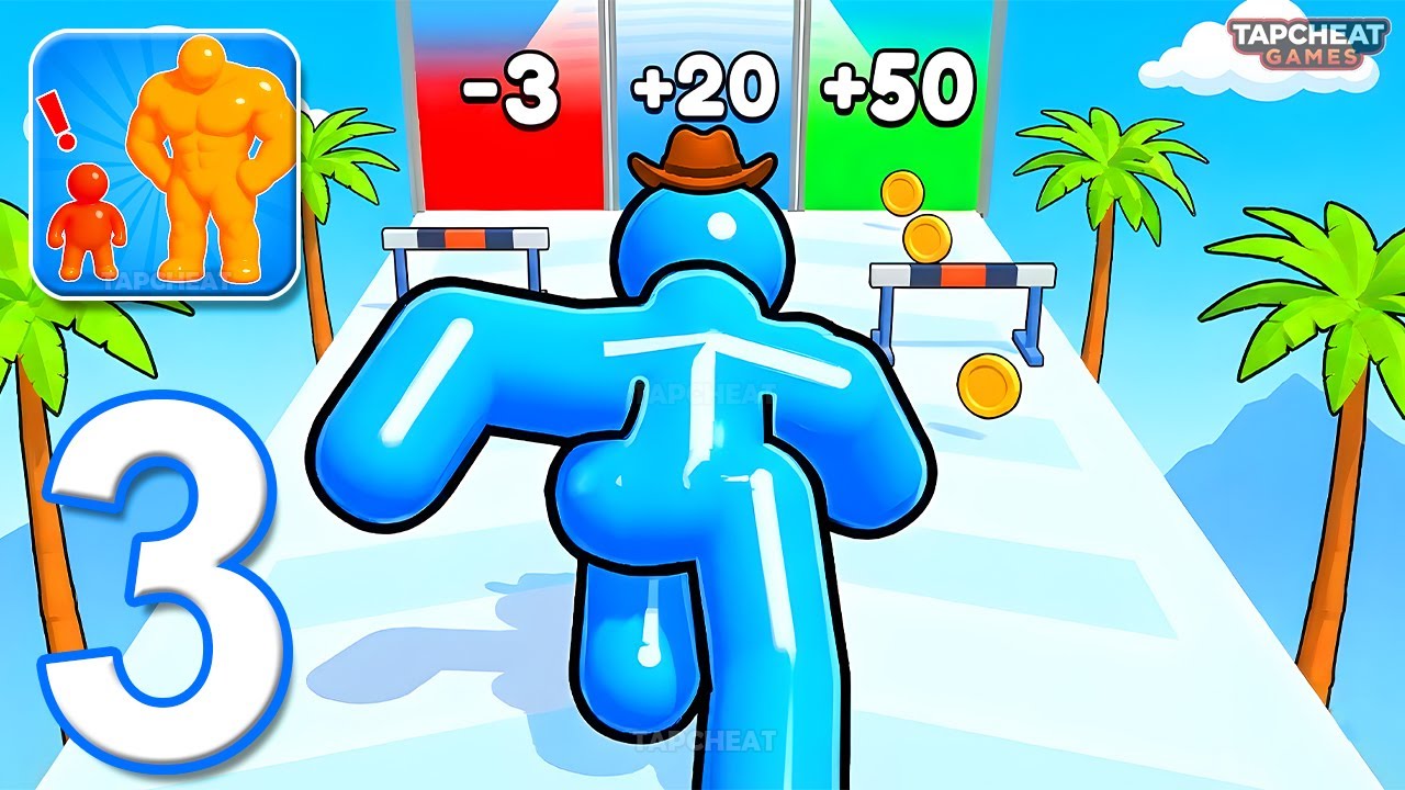 Tall Man Run - Gameplay Walkthrough Part 3 - Be Taller & Wider With Every Move (Android, iOS)