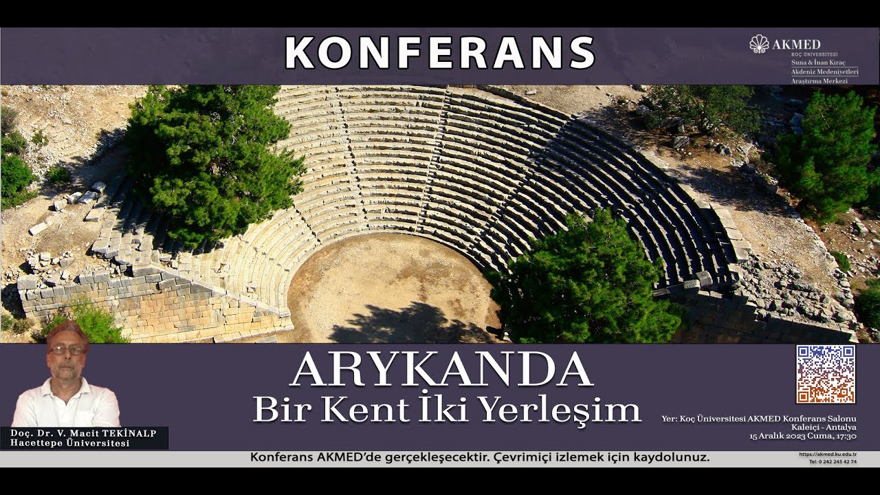 Arykanda: Bir Kent İki Yerleşim – V. Macit TEKİNALP