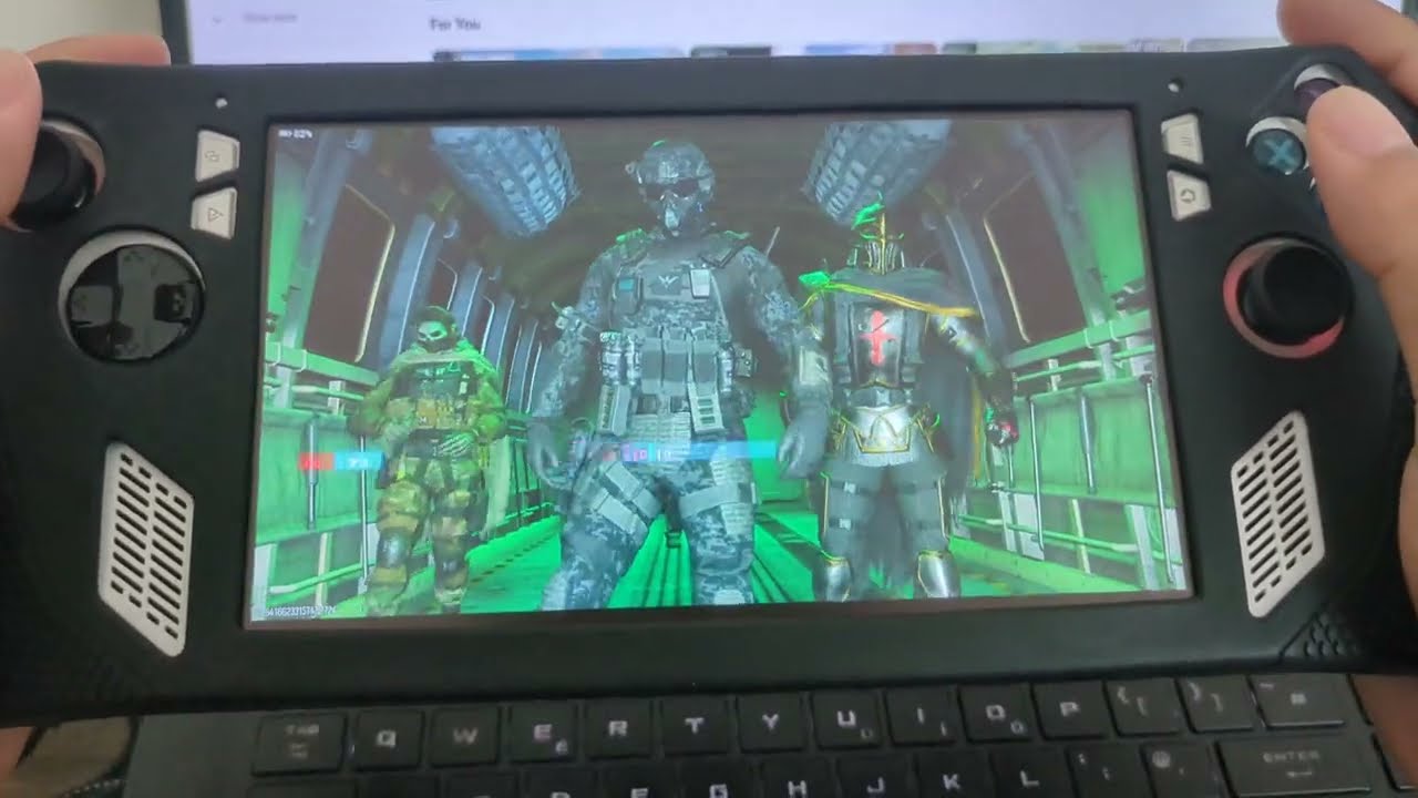 Warzone Rebirth Island, Rog Ally Gyro gameplay