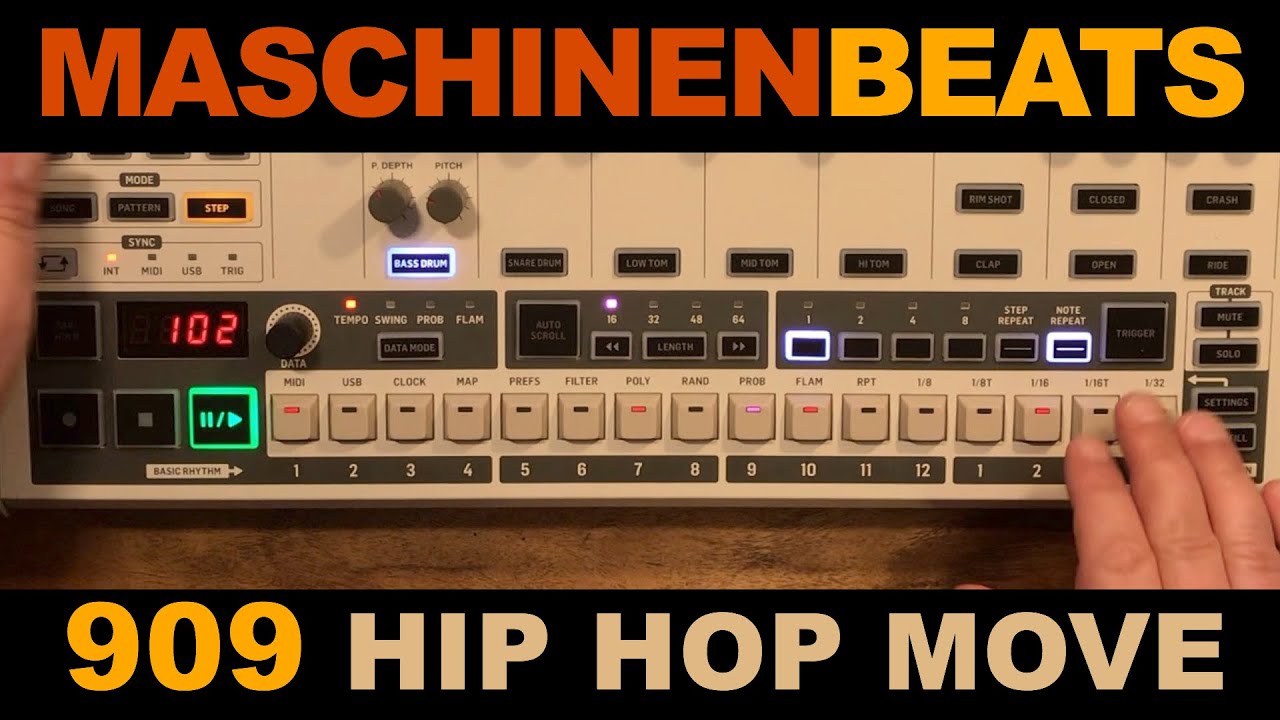 909 Hip Hop Move with Behringer RD 9