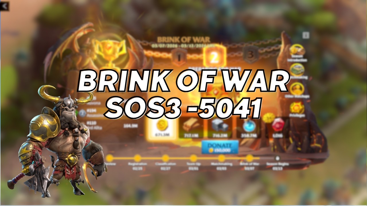 SOS3-5041 BRINK OF WAR | CALL OF DRAGONS