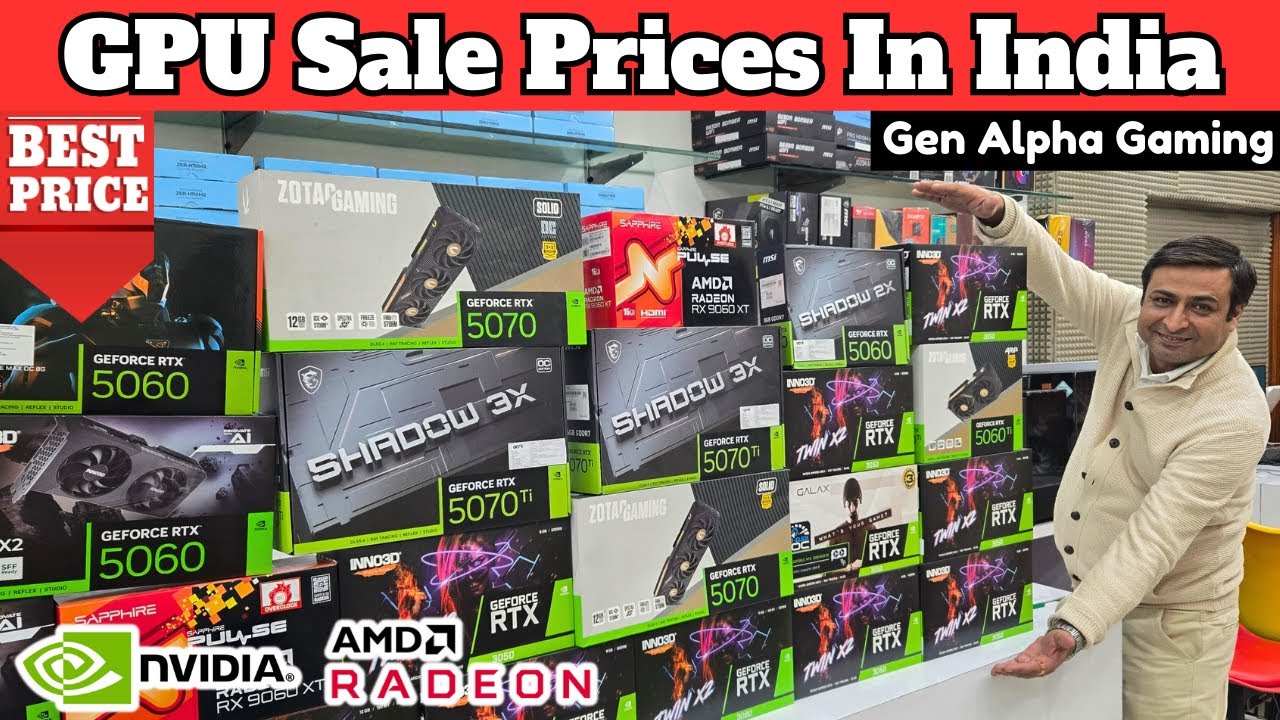 Graphics Card Prices In Delhi Nehru Place | Latest GPU Prices In India | RTX 5000 Series