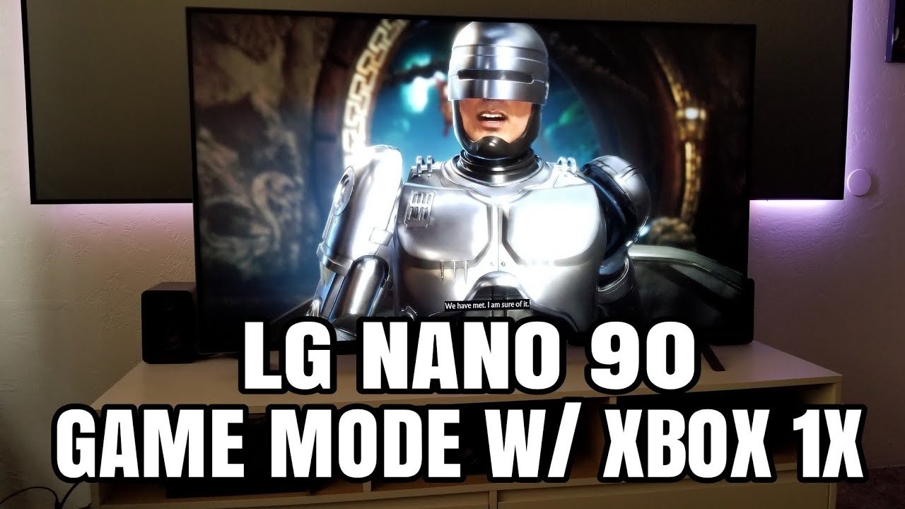 LG NanoCell90 Gaming with Xbox One X P1