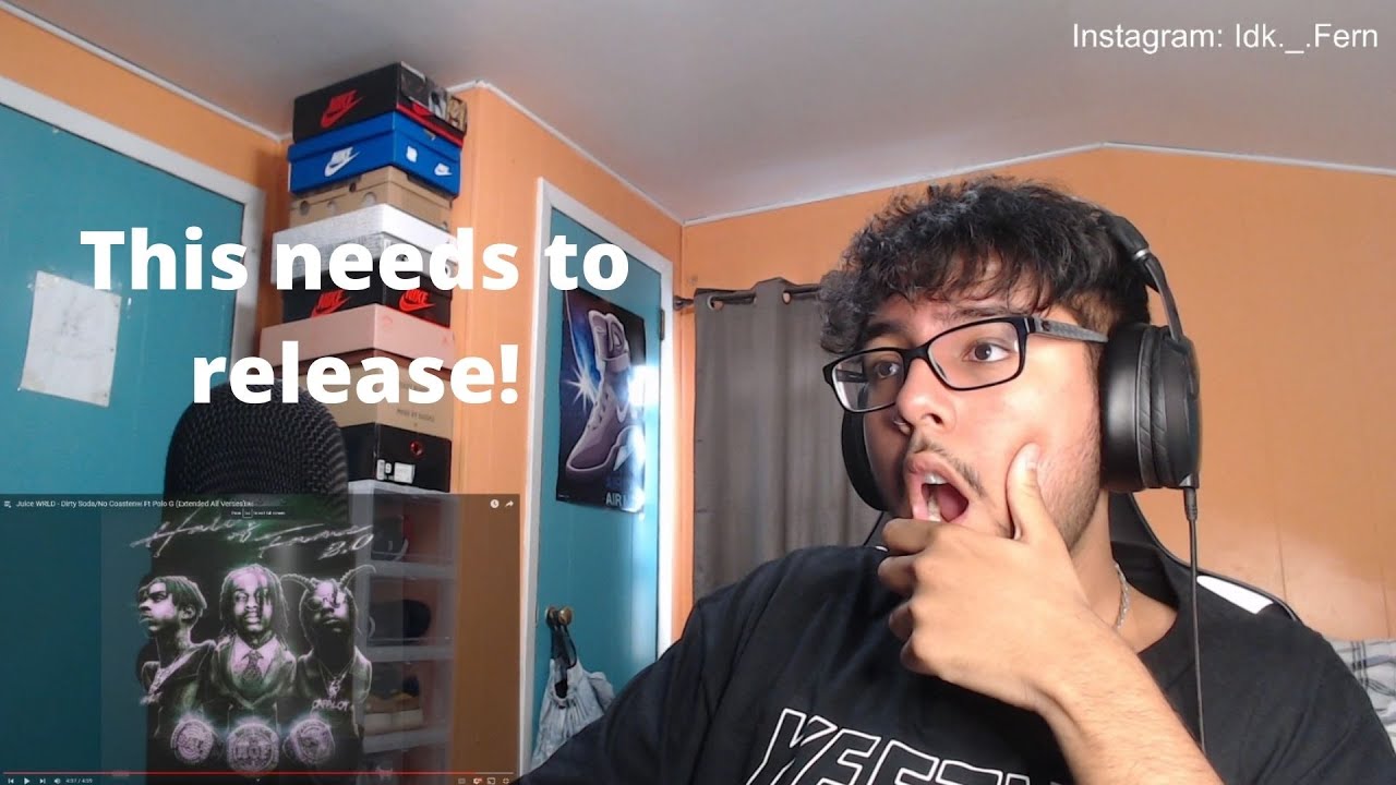Hispanic Guy Reacts To Juice WRLD - Dirty Soda/No Coaster Ft Polo G (Extended All Verses)