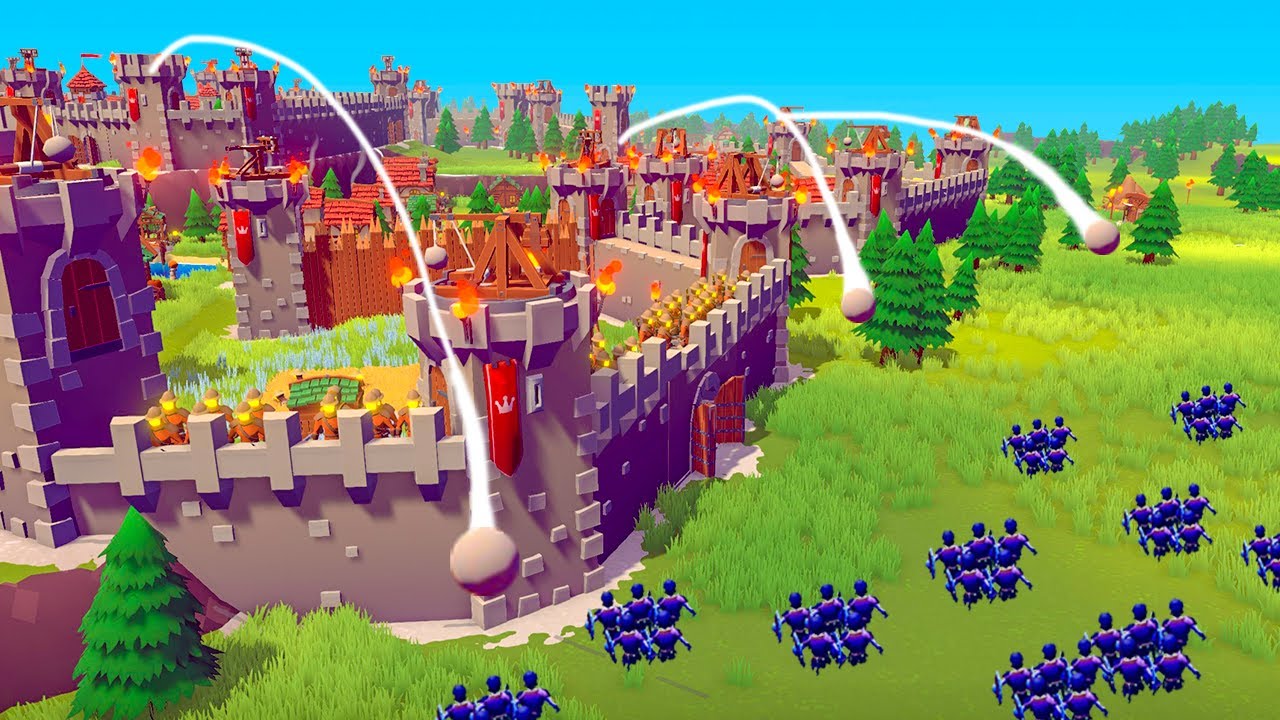 TREBUCHETS are the ULTIMATE DEFENSIVE WEAPON in Becastled!
