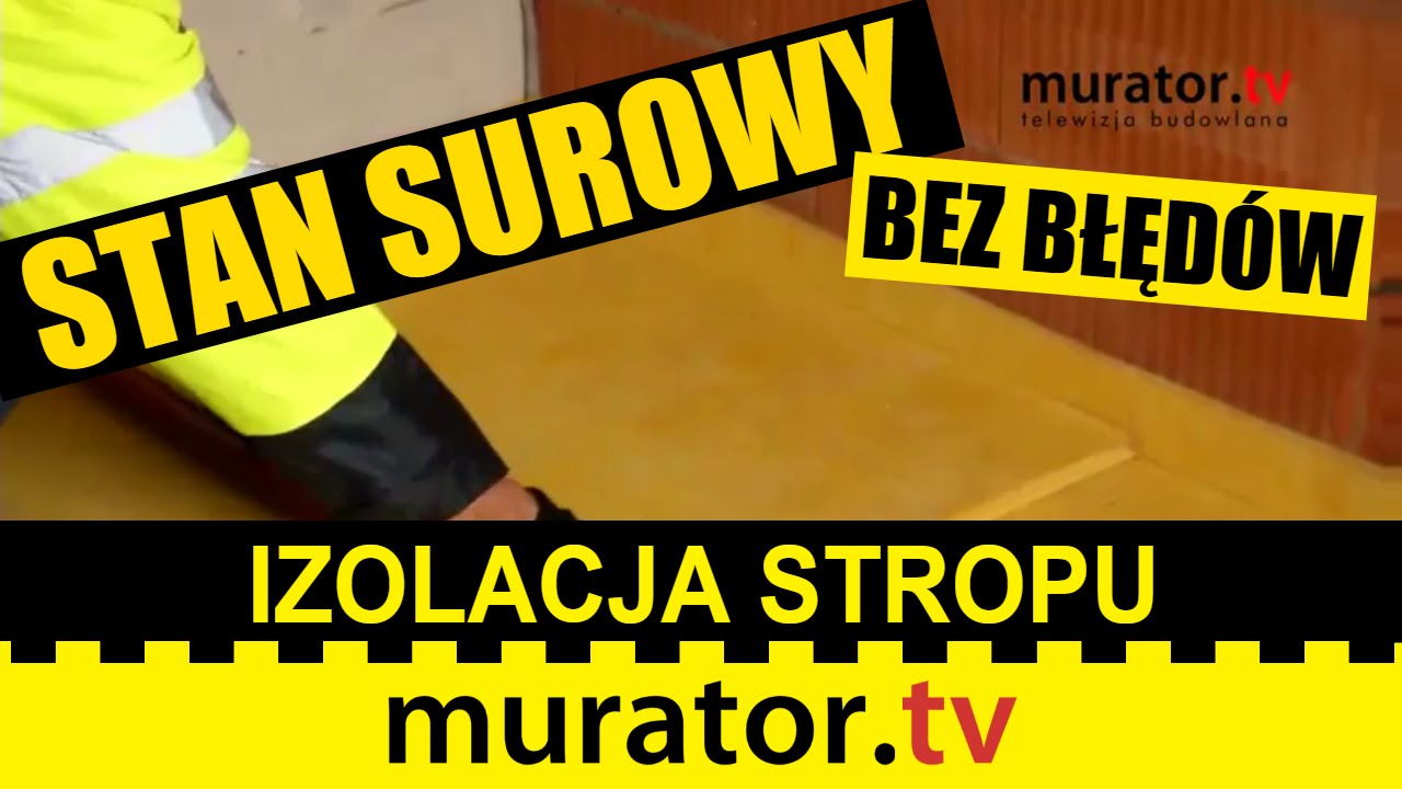 Izolacja akustyczna stropu - STAN SUROWY BEZ BŁĘD&Oacute;W