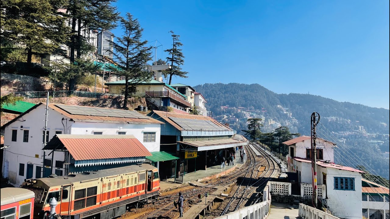 From Shimla Gaganjyoti Vlogs is live/kalka Shimla toy train booking