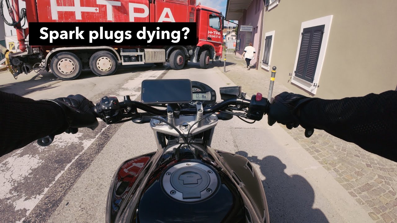 Cruising through Swiss-French border and back | Yamaha FZ6 Stock Exhaust Raw Onboard