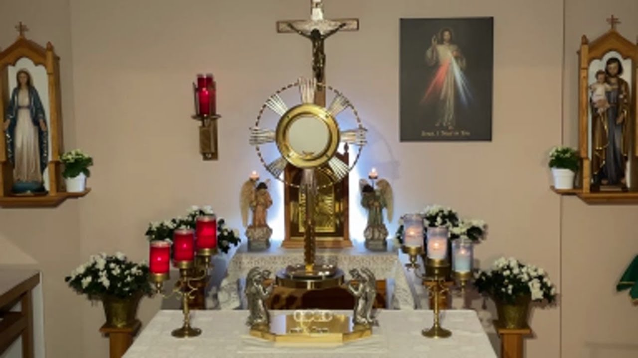 LIVE Eucharistic Adoration - Sisters of Divine Mercy