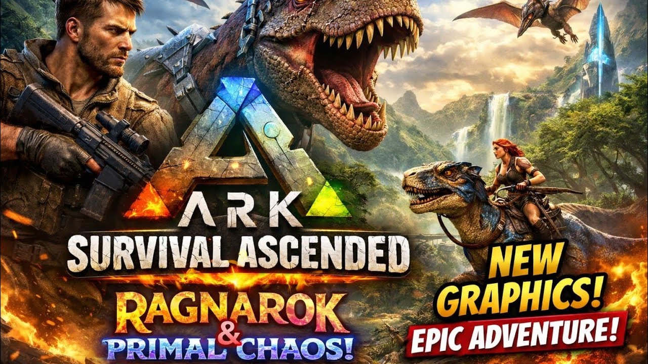Ark Survival Ascended Ragnarok Map Primal Chaos Mod Gameplay