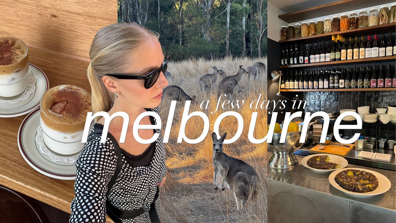 melbourne vlog | thrifting, eating good food & seeing kangoroos!!