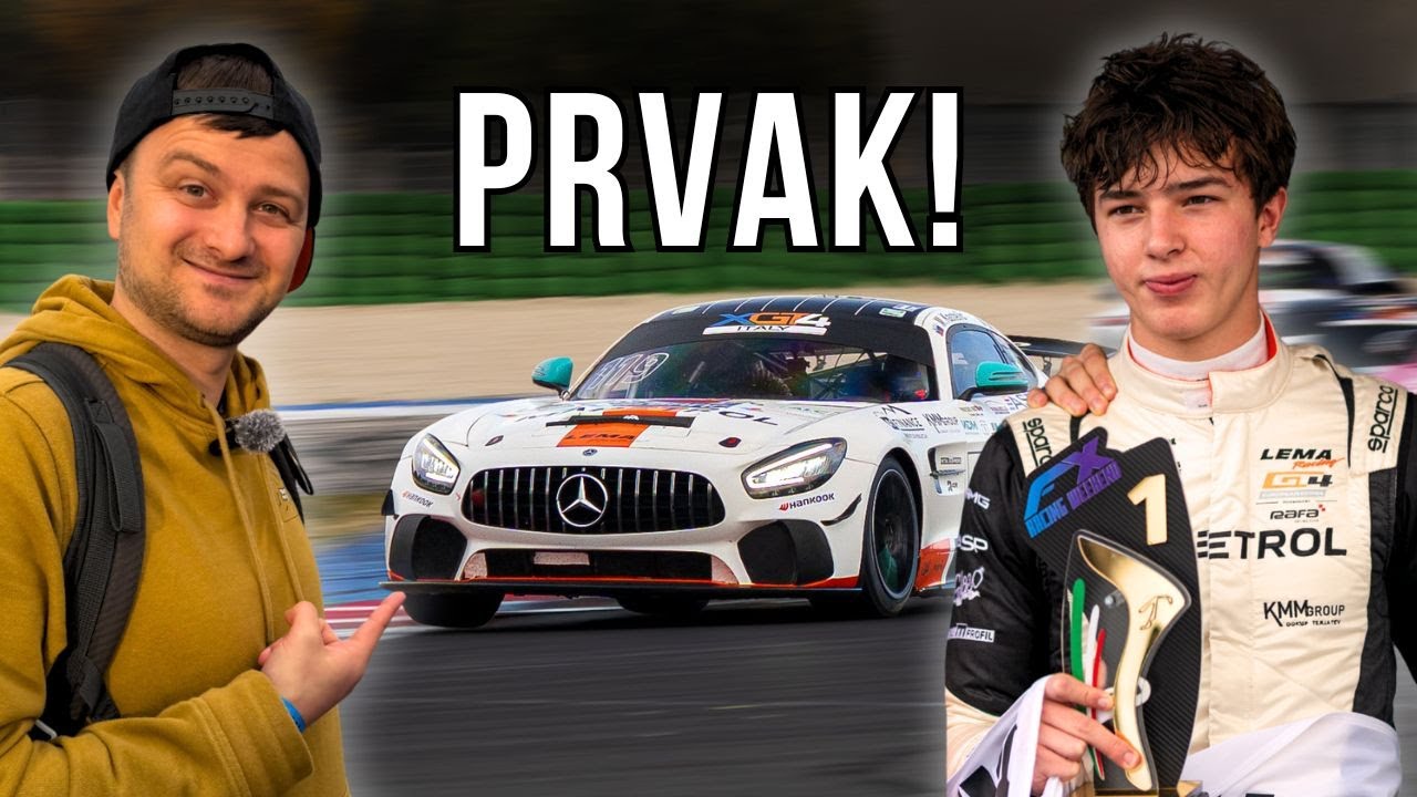 Slovenija ima italijanskega prvaka GT4: Mark Kastelic! 🏁 | VLOG #39