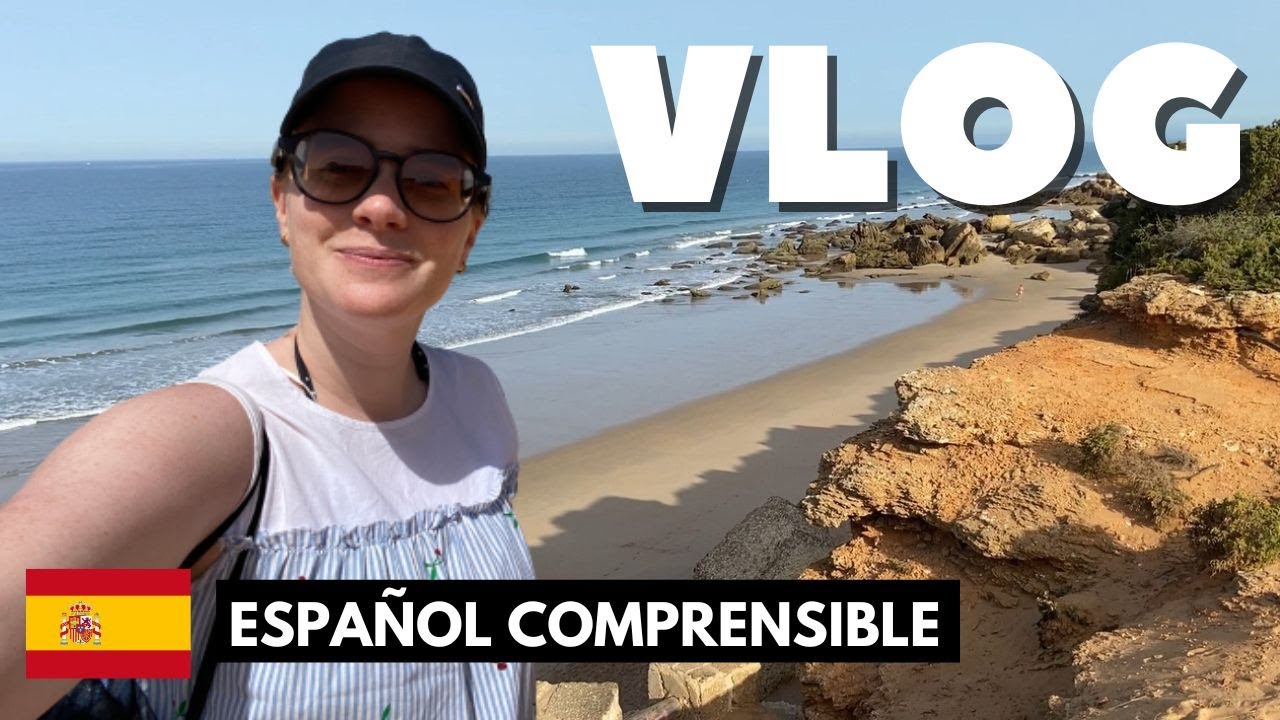 SPANISH VLOG with subtitles // una playa secreta en Cádiz, España 🇪🇸