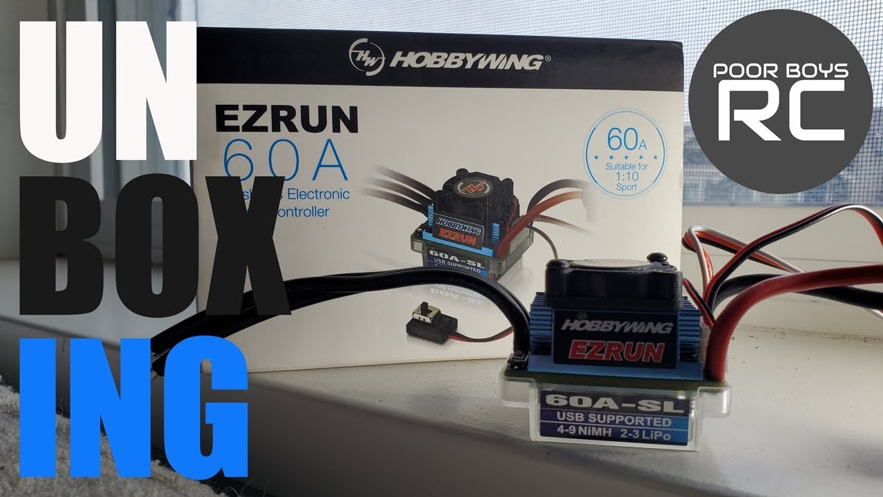 Hobbywing EZRUN 60A ESC Unboxing
