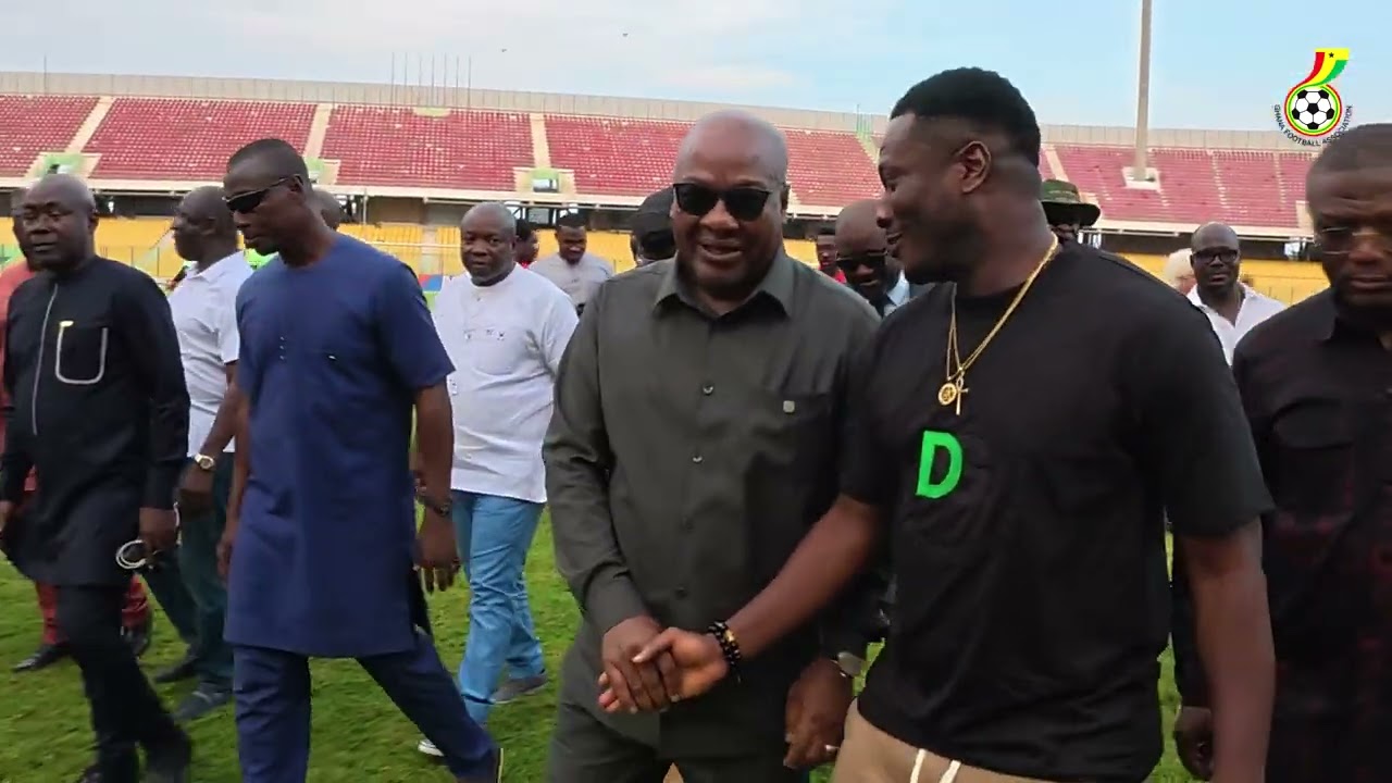 BLACK STARS DAY 3 TRAINING AT THE ACCRA SPORTS STADIUM AHEAD OF WORLD CUP QUALIFIER AGAINST CHAD