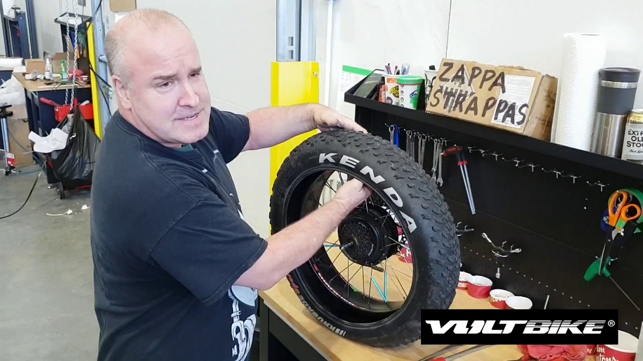 How to replace the inner tube on electric bike VoltBike Mariner.