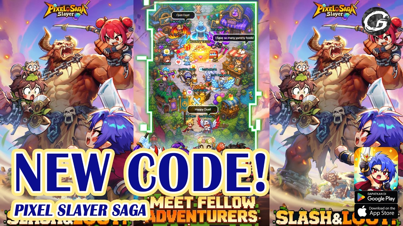 🎁 Pixel Slayer Saga All Trust 6 Giftcodes & How to Redeem Codes - New Mobile Game (Android/IOS)