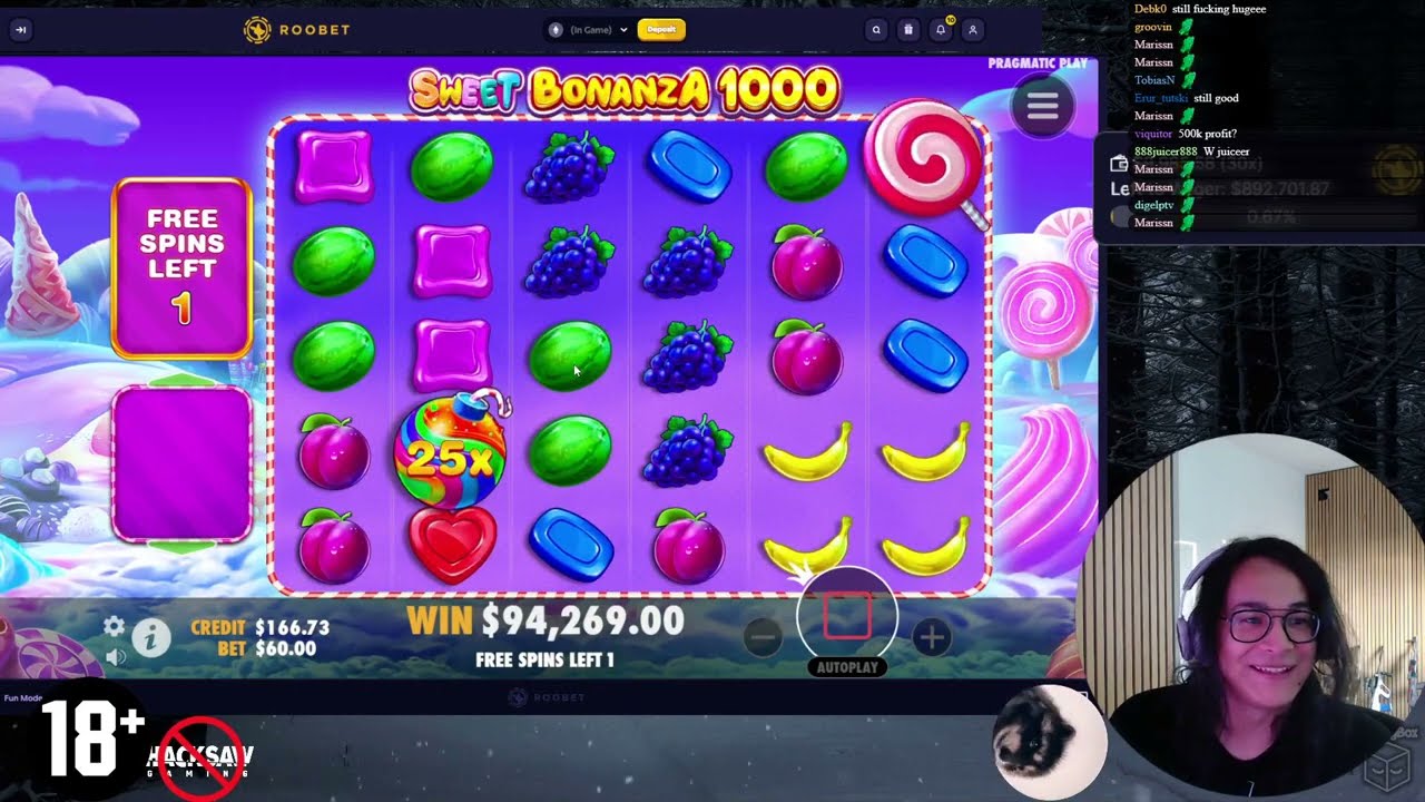 Prodigyddk - $819,360(4552x) Space Donkey | $94,269(first 1000x bomb) Sweet Bonanza 1000