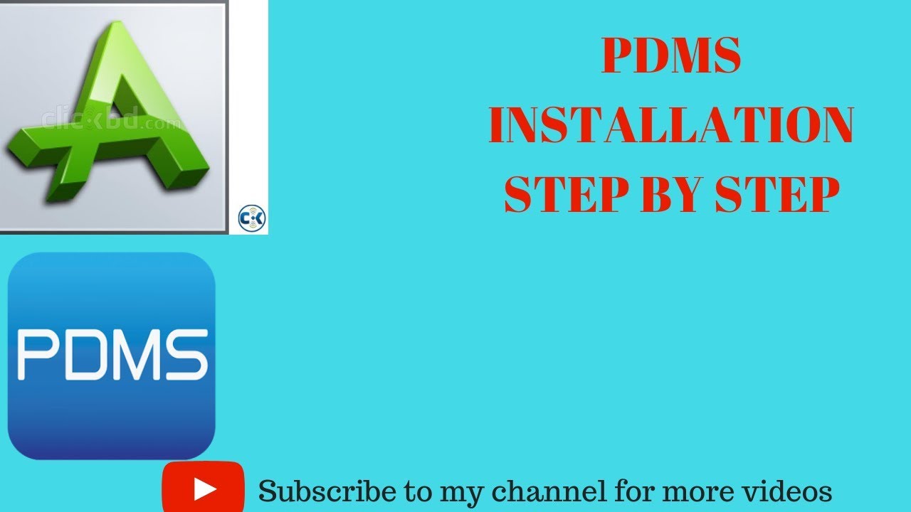 How to Install PDMS 12.1_SP4_29 || PDMS INSTALLATION