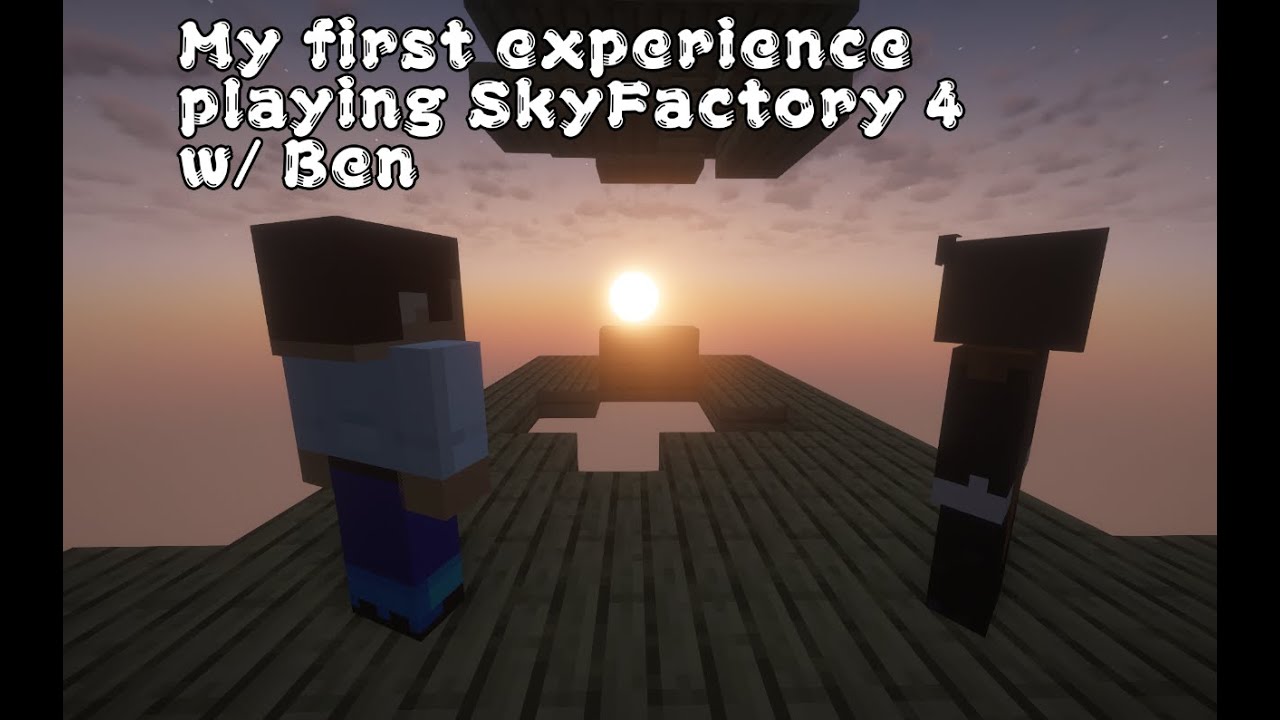 My first experience on SkyFactory 4 w/ Ben | Server Hopping ep. 55