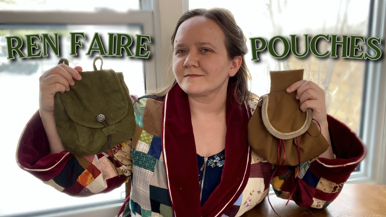 Making Belt Pouches for Ren Fair Adventures