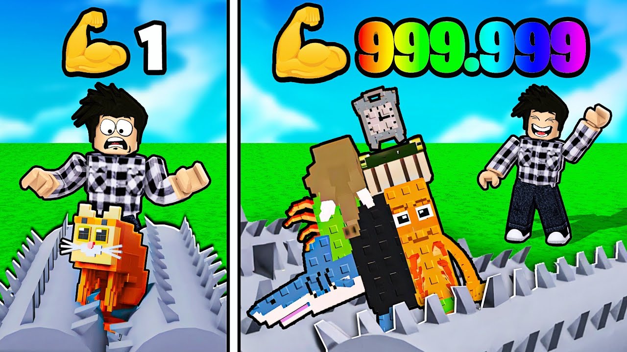 DEVIENS PLUS FORT EN ÉCRASANT LES BRAINROTS SUR ROBLOX 😰💪