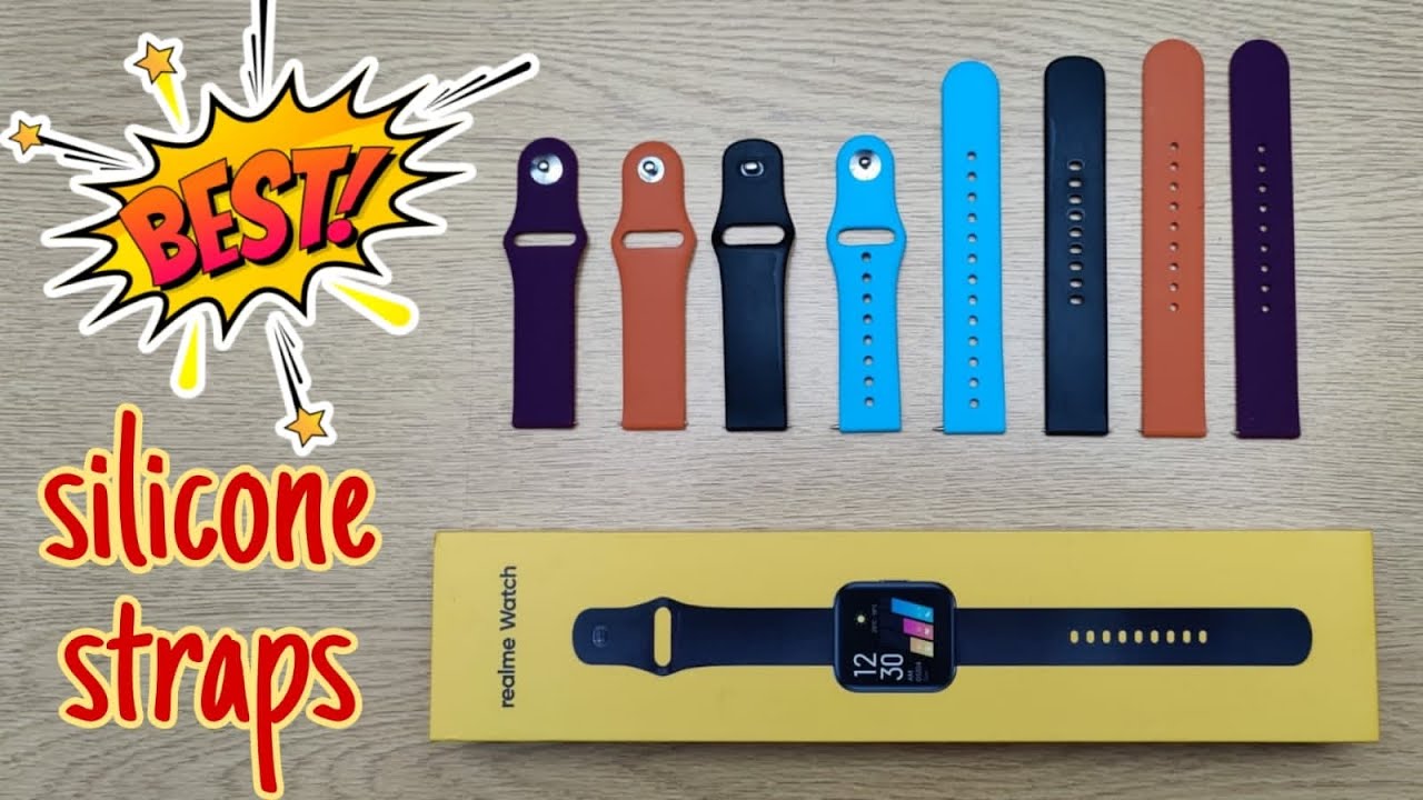 Best Silicon Straps for Realme Watch (English)