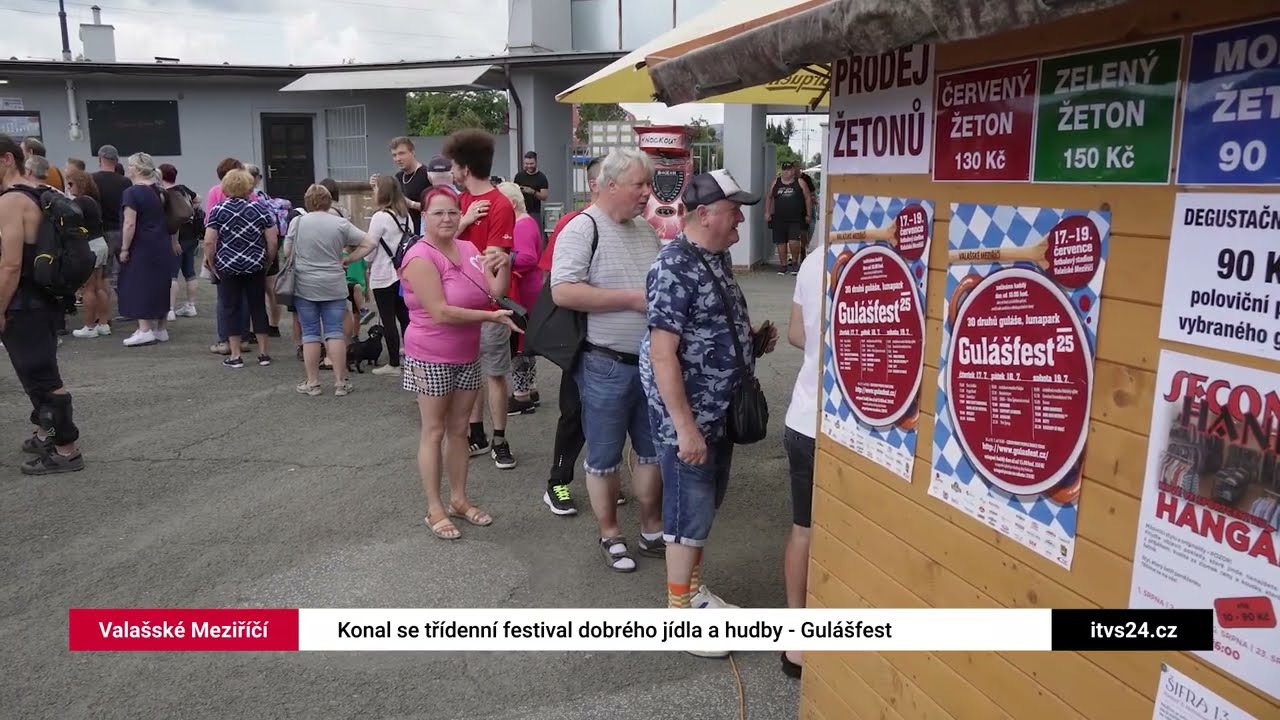 Valašské Meziříčí:  Konal se třídenní festival dobrého jídla a hudby - Gulášfest