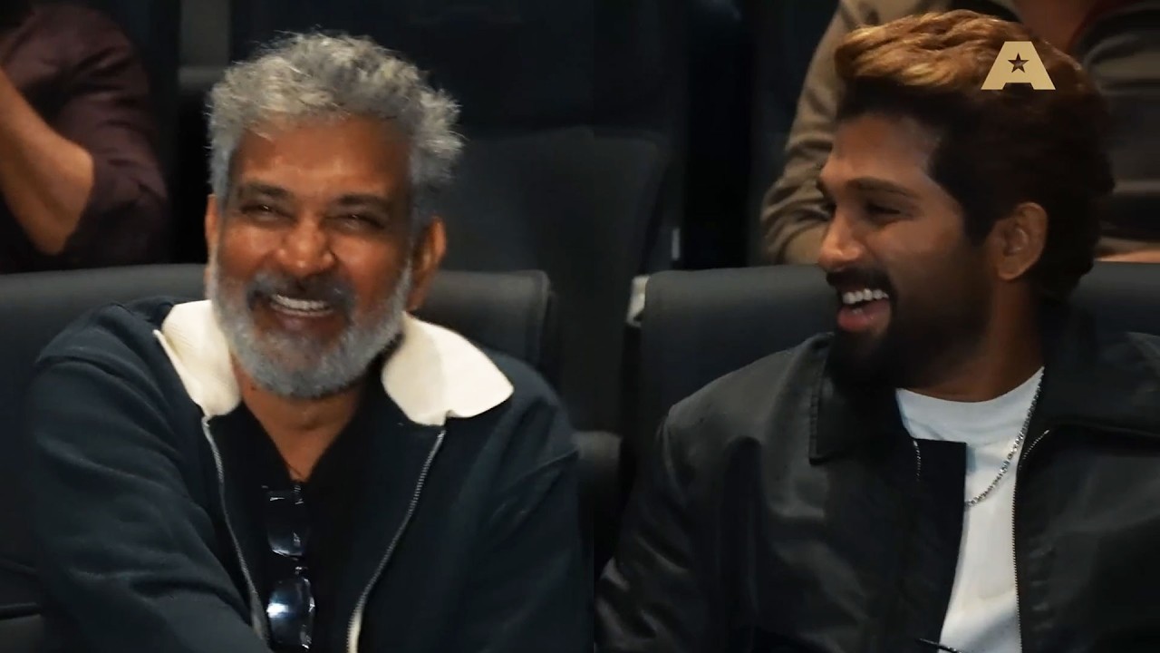 Icon Star Allu Arjun, SS Rajamouli & Many Celebs @ Allu Cinemas 🔥