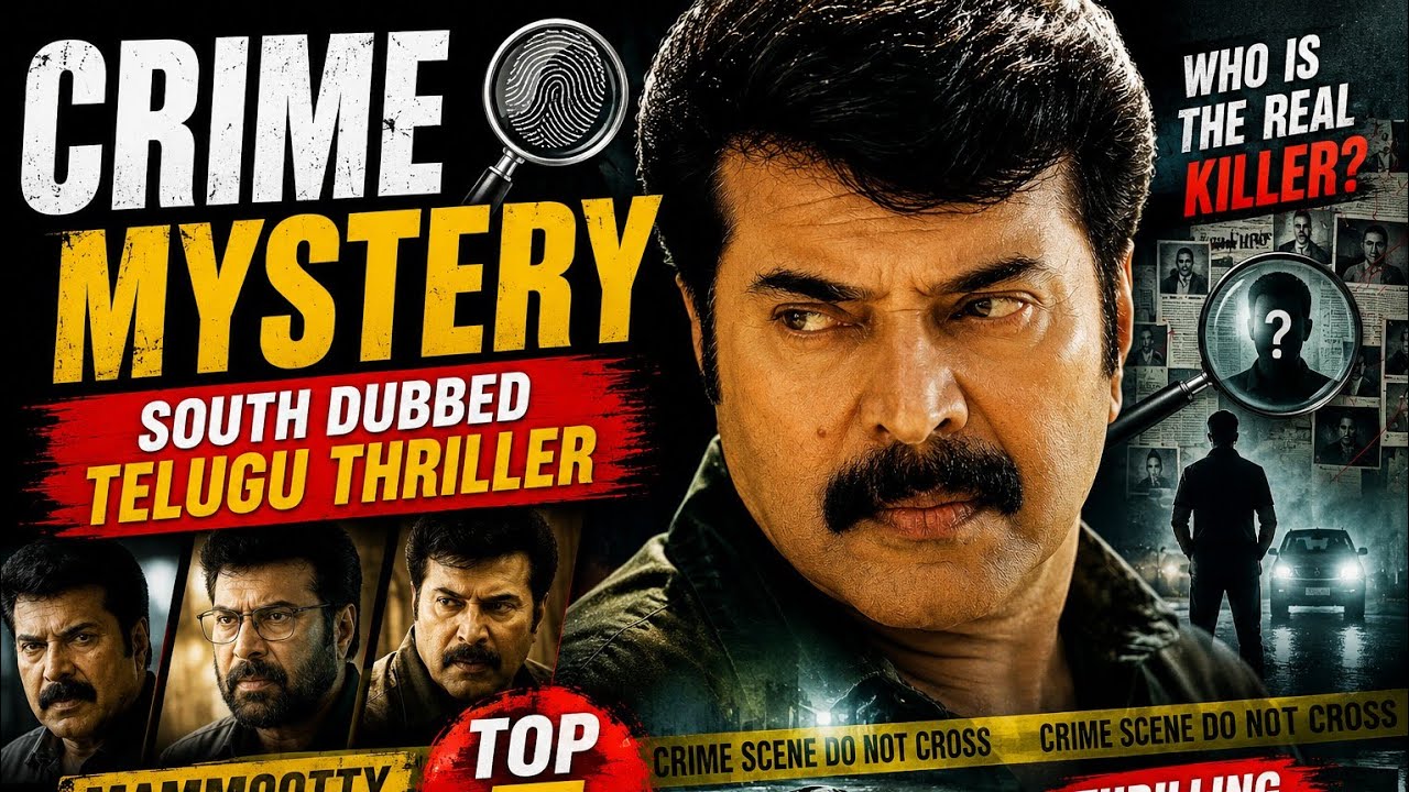 Crime Mystery South Dubbed Telugu Thriller Movie | Mammootty Best Suspense Thrillers 2026