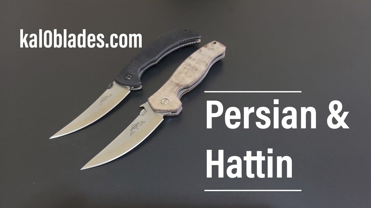 Emerson Knives Quick comparison between the Persian and the Hattin