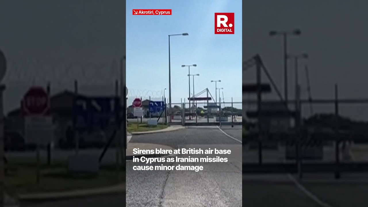 Sirens Sound at UK&rsquo;s RAF Akrotiri in Cyprus After Iranian Missile Strikes