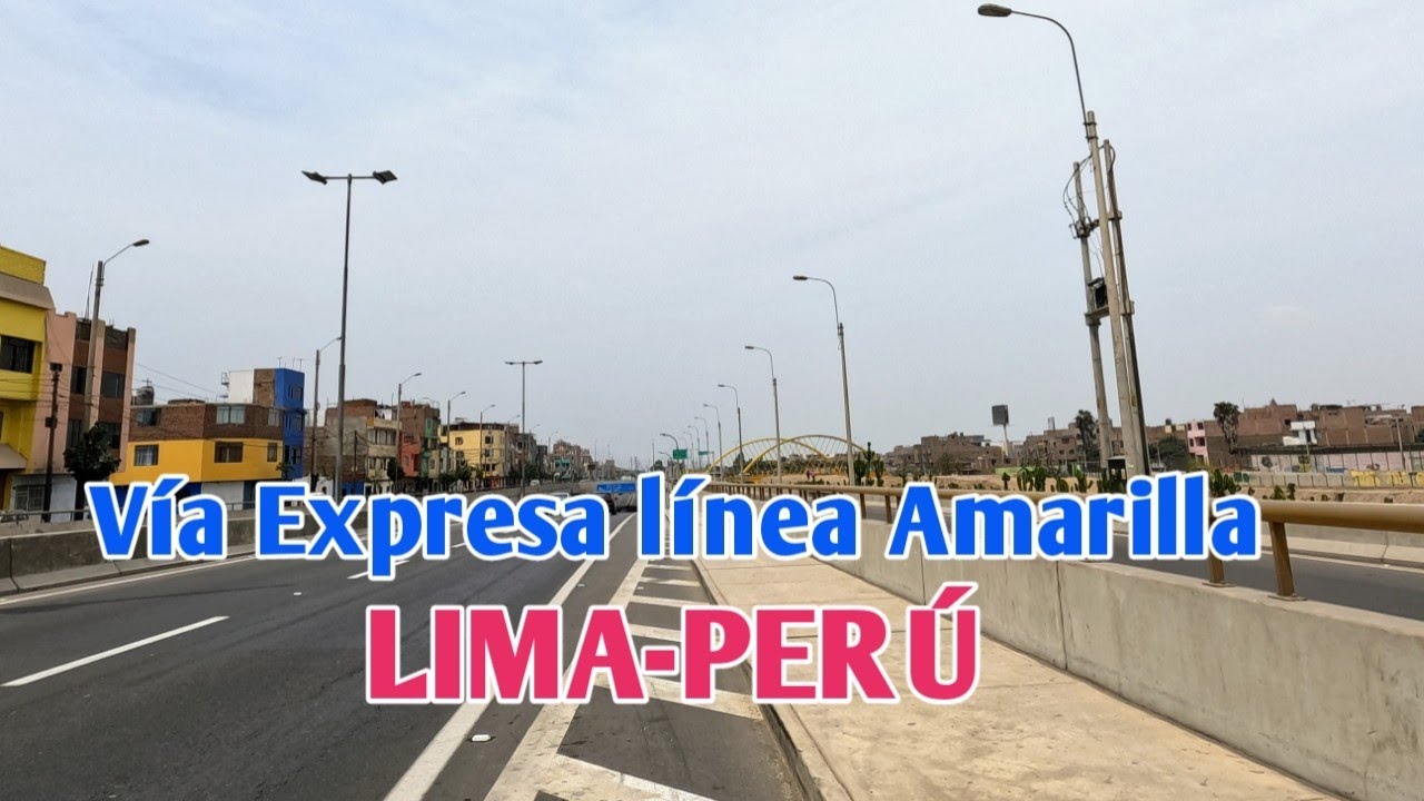 UN RECORRIDO POR LA VÍA EXPRESA LINEA AMARILLA DESDE EL CENTRO DE LIMA HASTA CALLAO: DÍA 11/12/2022