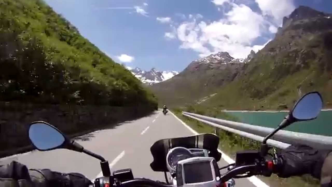 Moto Guzzi Griso 1200 SE Silvretta Hochalpenstrasse von Partenen nach Galtür