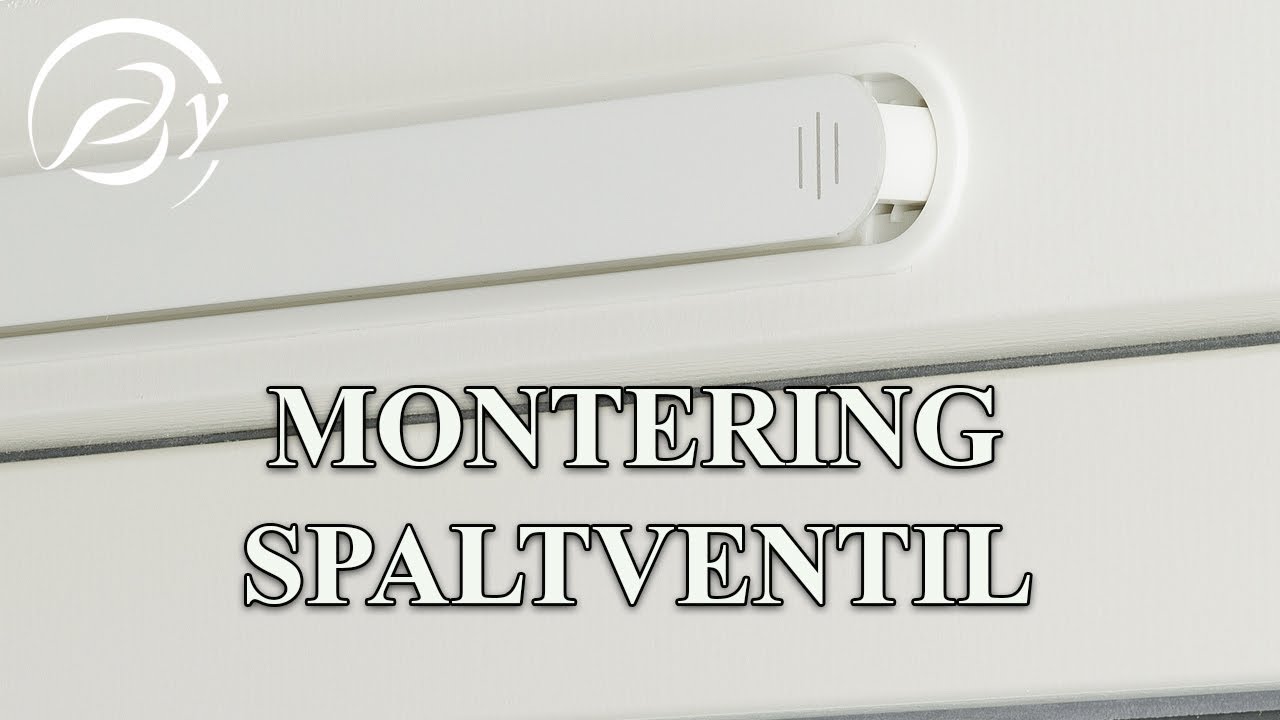 Demontering, montering spaltventil