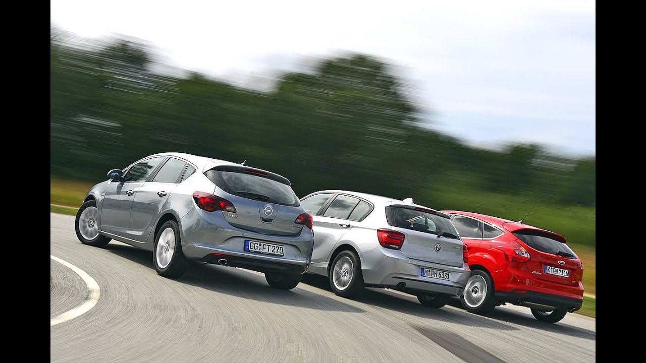 Opel Astra vs. Ford Focus vs. BMW 118i