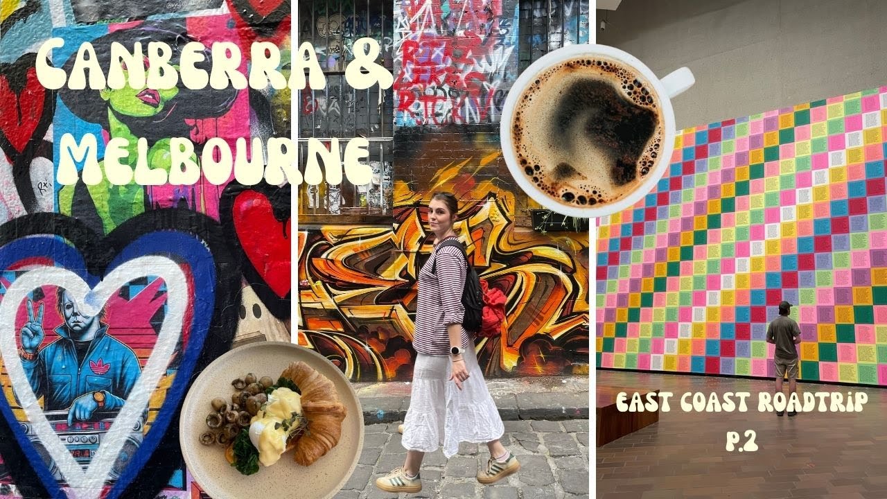 byron bay to melbourne | exploring canberra and melbourne road trip (part 2)