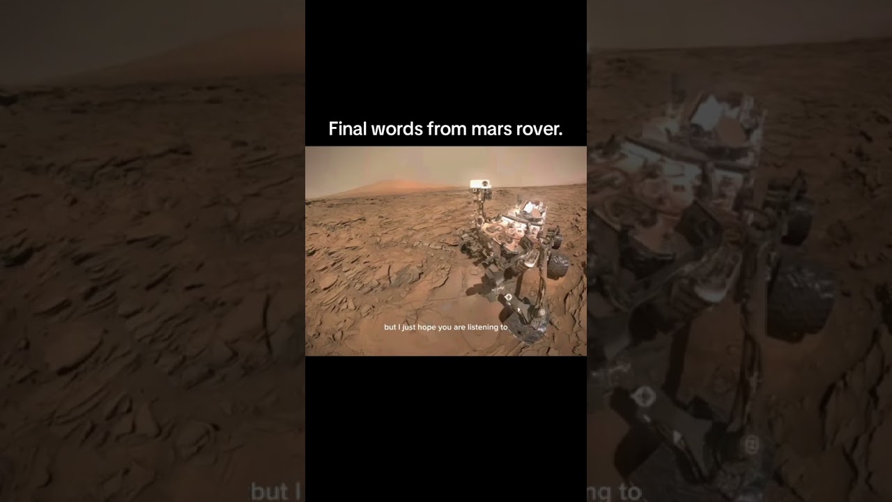 Final words from Mars rover