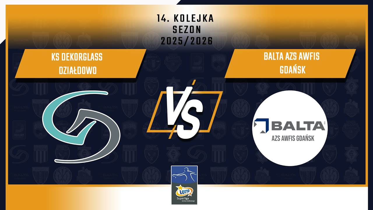 14. Kolejka LOTTO Superligi - KS Dekorglass Działdowo vs Balta AZS AWFiS Gdańsk